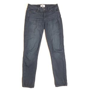 Paige Dark Skinny Verdugo Ankle Denim Jeans Sz 25